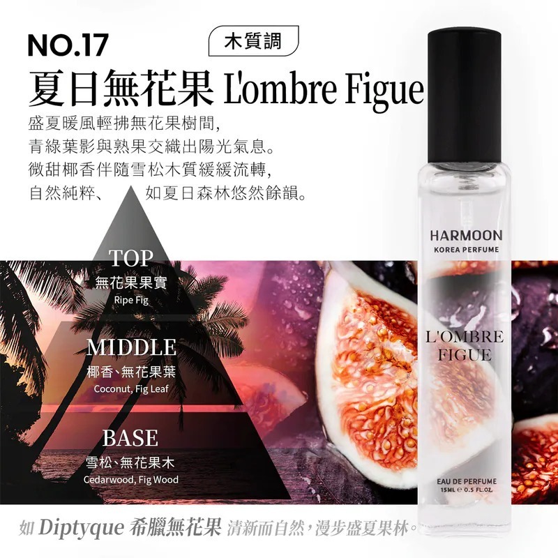 【HARMOON】致敬經典系列香水15ml 韓國訂製香氛 香氛日常 精緻還原 溫柔奢華-規格圖8