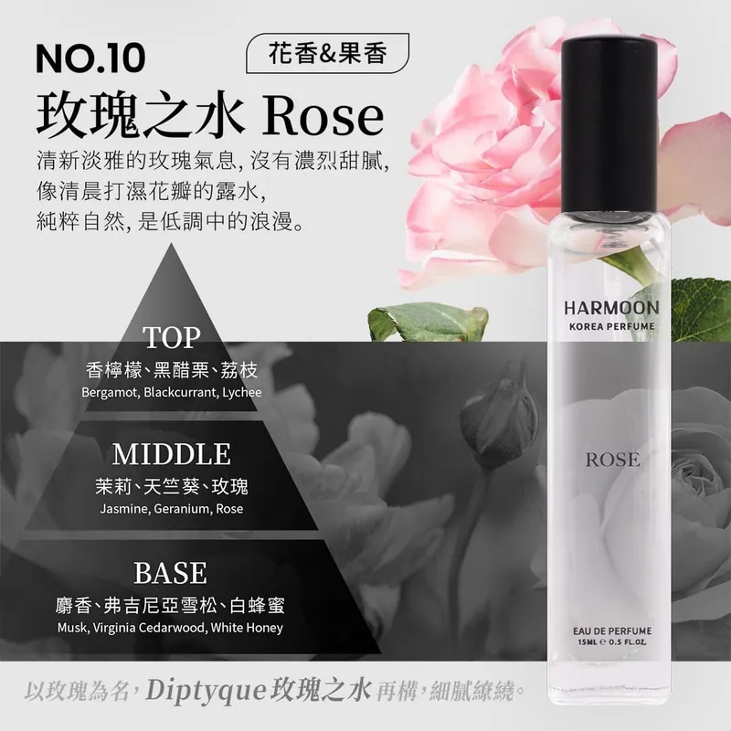 No.10 玫瑰之水 Rose