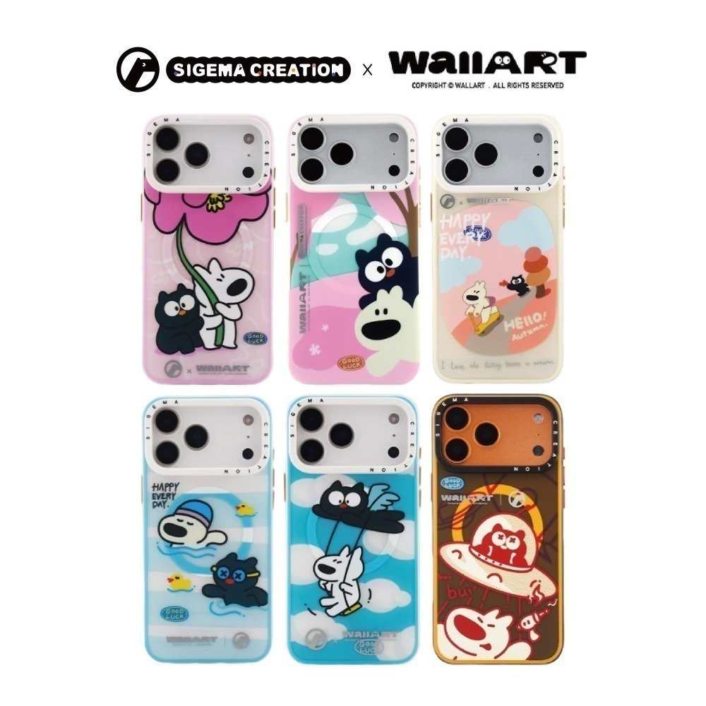 SIGEMA Creation Cases x WallART iPhone 17/18 Pro/Max 磁吸手機殼
