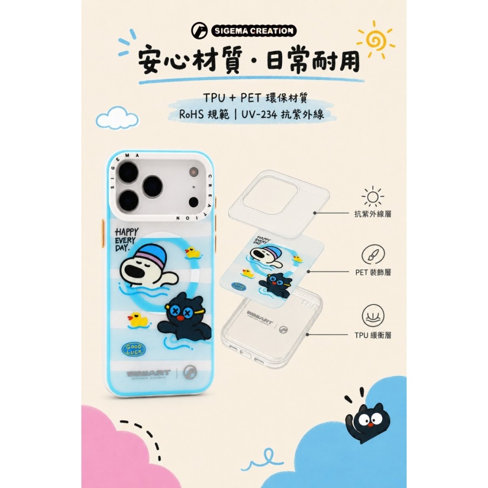 【預購】Sigema Creation iPhone Cases xWallART17/18 Pro/Max｜飛象國際-細節圖3