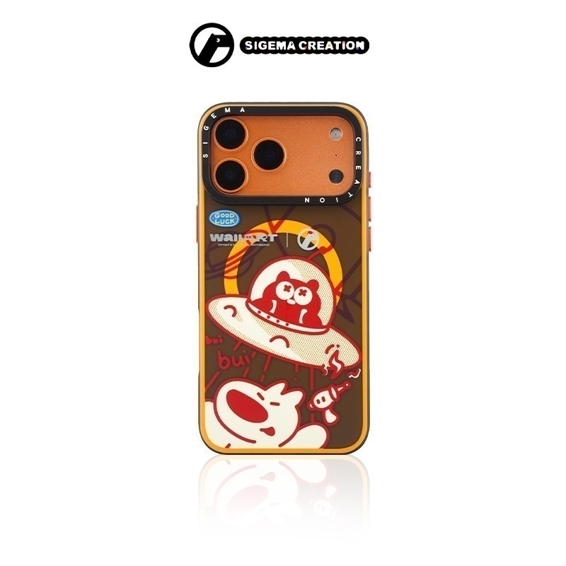 SIGEMA Creation Cases x WallART iPhone 17/18 Pro/Max 磁吸手機殼-週末星際行動
