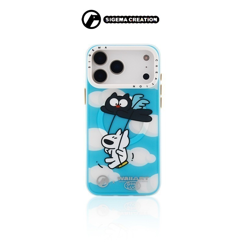 SIGEMA Creation Cases x WallART iPhone 17/18 Pro/Max 磁吸手機殼-快樂很簡單