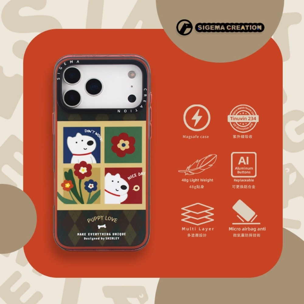【預購】Sigema Creation iPhone Cases x Shirley17/18 Pro/Max｜飛象國際-細節圖3