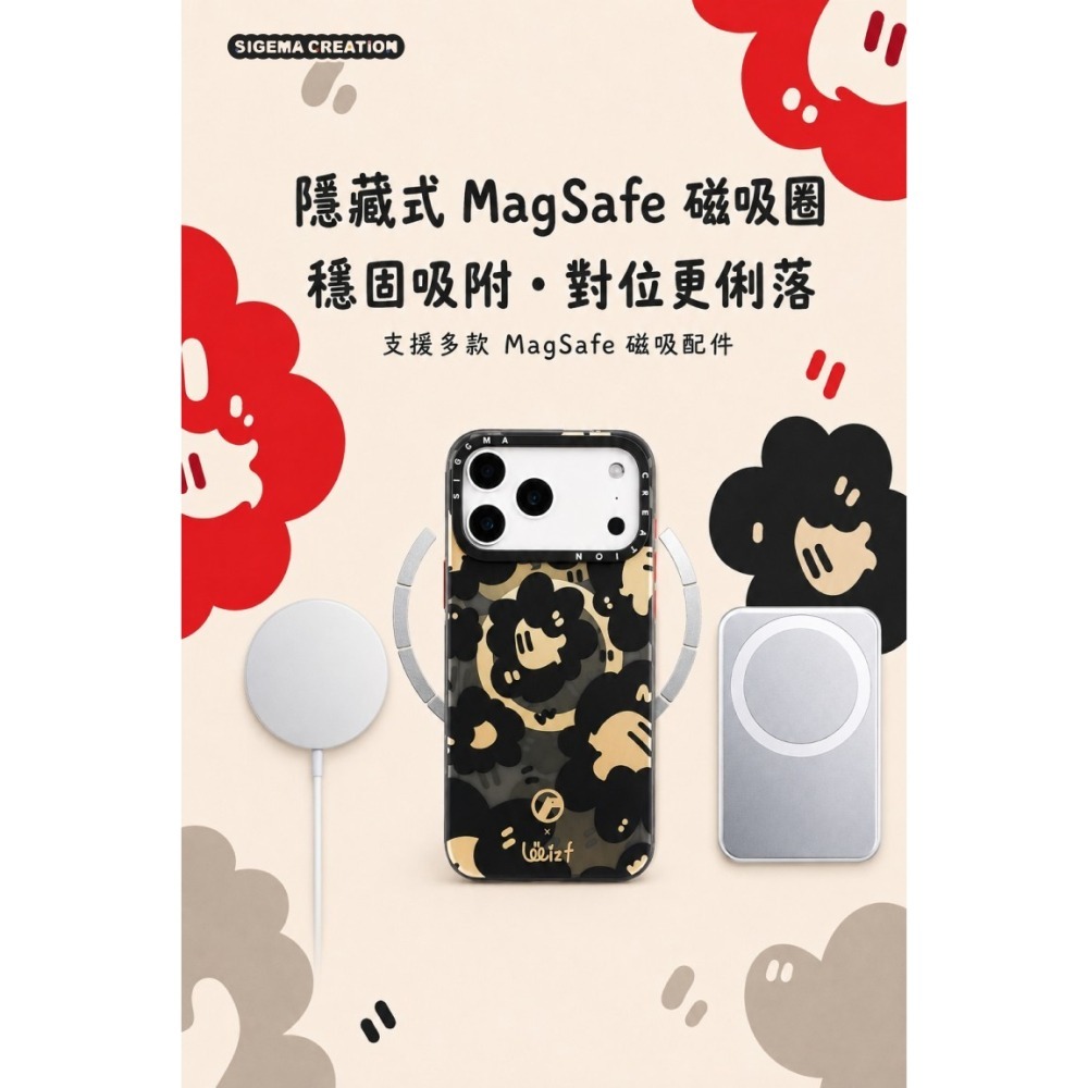 【預購】Sigema Creation iPhone Cases x Leeizf 17/18Pro/Max｜飛象國際-細節圖4