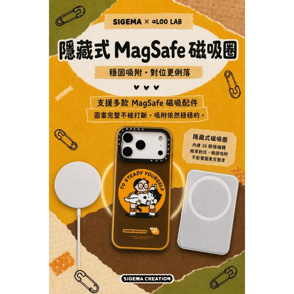【預購】Sigema Creation iPhoneCases x aLoo LAB17/18Pro/Max｜飛象國際-細節圖3
