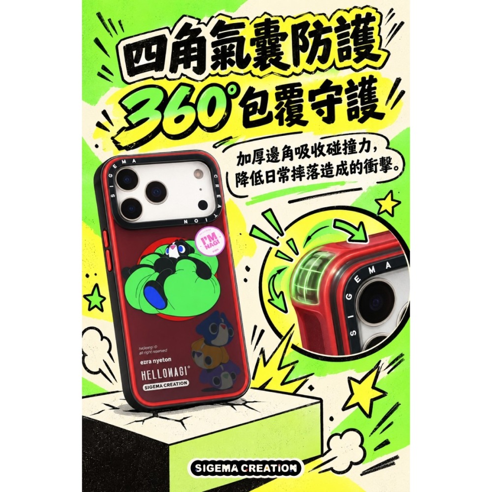 【預購】SigemaCreation iPhoneCases x HELLONAGI17/18Pro/Max｜飛象國際-細節圖4