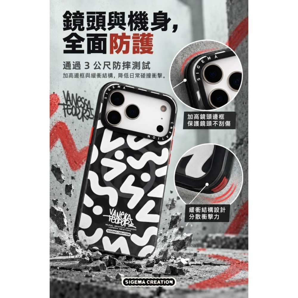 【預購】SigemaCreationiPhoneCases x Vanessa Teodoro17/18Pro/Max-細節圖2