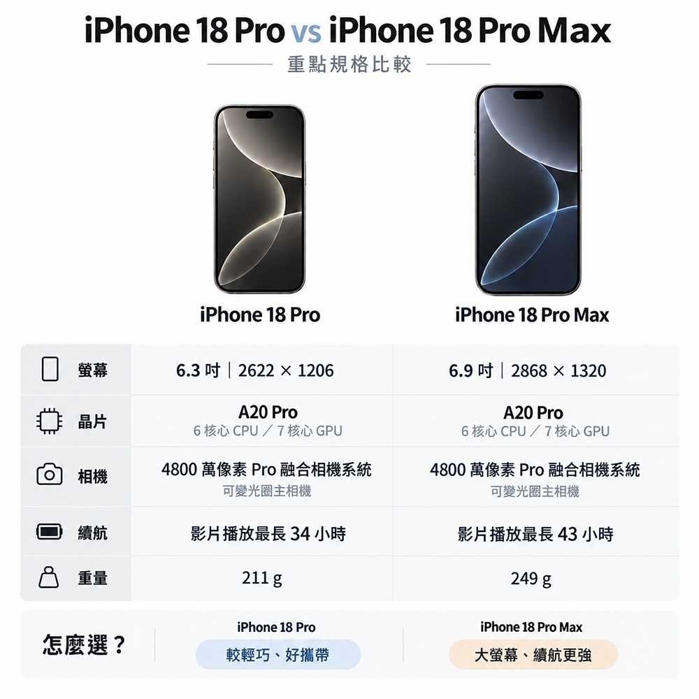 【預約】Apple iPhone 18 Pro｜具備可變光圈 續航力更長｜原廠保固 飛象國際-細節圖5