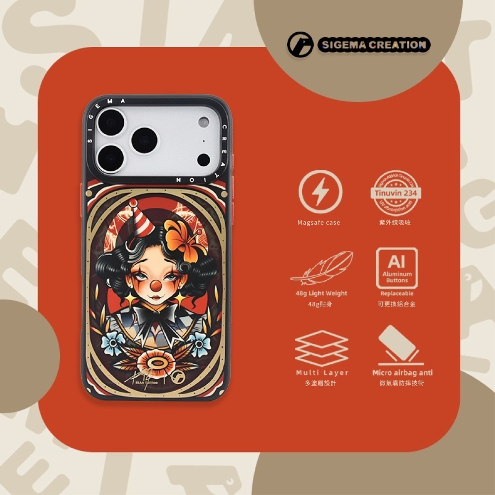 【現貨】Sigema Creation iPhone Cases x 西柚 17/18 Pro/Max｜飛象國際-細節圖3