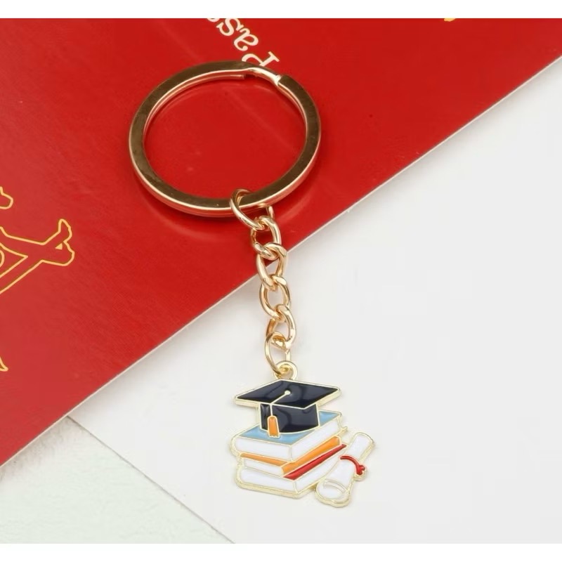 畢業禮物 畢業季 學士帽金屬鑰匙圈 畢業典禮 升學考試 勵志文字祝福語 統測 學測 畢業禮物 畢業花束 金榜題名-規格圖6