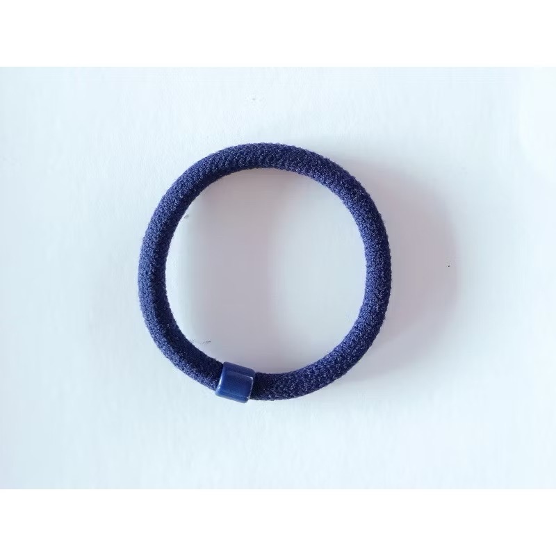 韓版新款素面 高彈力 加粗耐用不纏髮 百搭毛線髮圈髮束髮繩 頭飾皮筋髮飾 多色可選-規格圖9