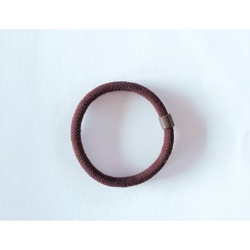 韓版新款素面 高彈力 加粗耐用不纏髮 百搭毛線髮圈髮束髮繩 頭飾皮筋髮飾 多色可選-規格圖9