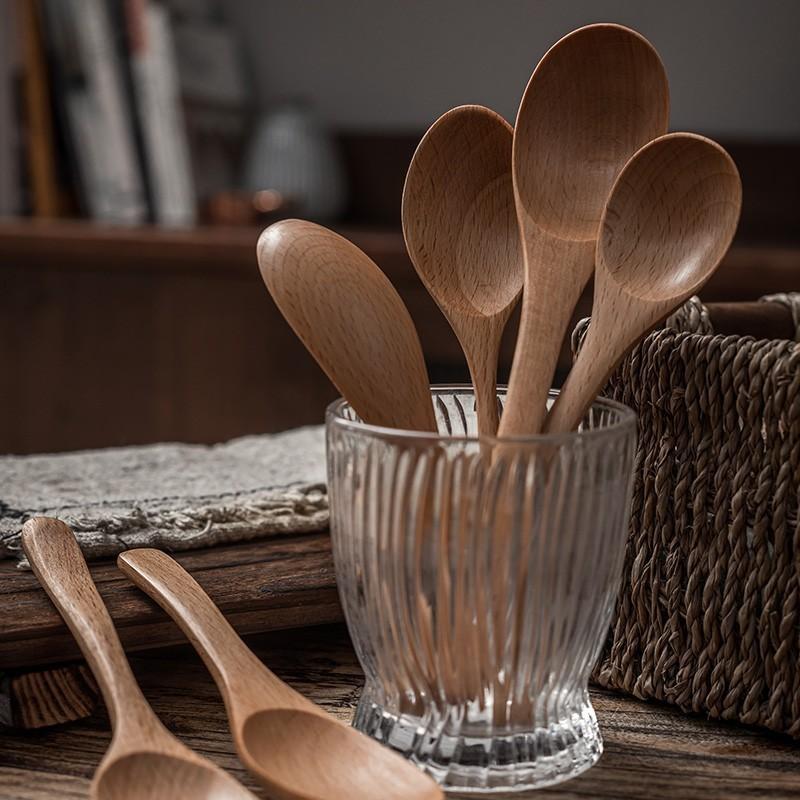 日式木勺 咖啡勺 甜點勺 木湯匙 木勺 UT002-細節圖3