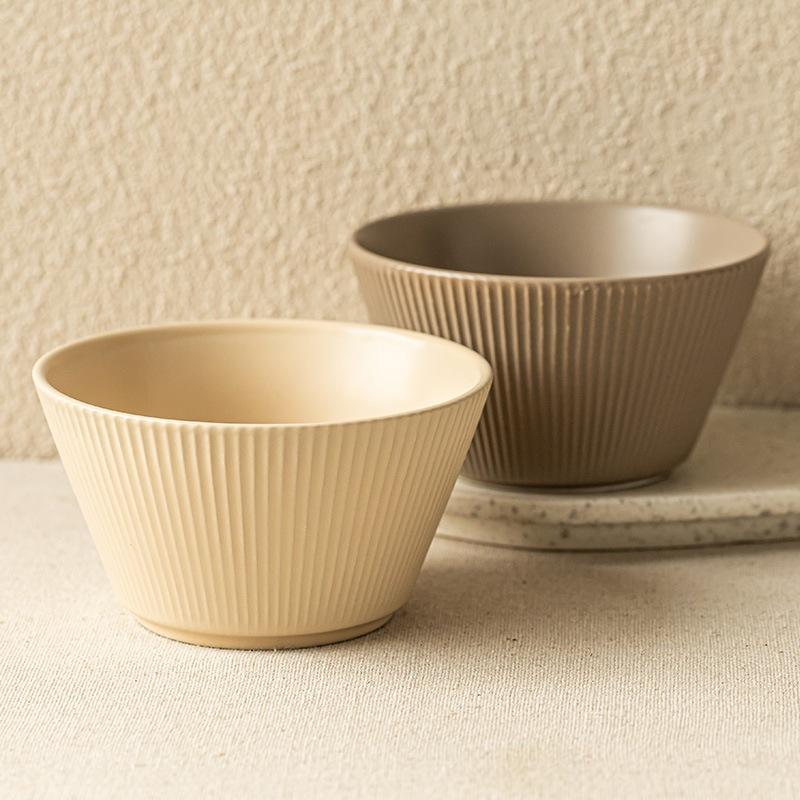 純色陶瓷碗 米碗 飯碗 甜品碗 粥碗 沙拉碗 小碗 啞光 碗 BW003-細節圖2