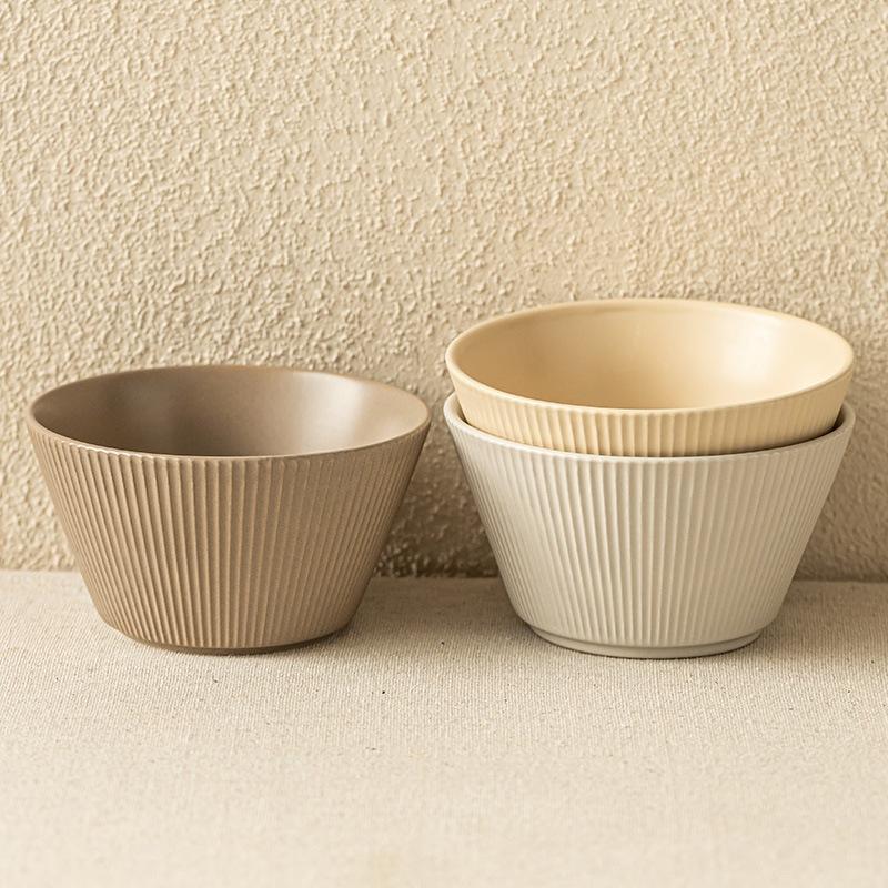 純色陶瓷碗 米碗 飯碗 甜品碗 粥碗 沙拉碗 小碗 啞光 碗 BW003-細節圖3