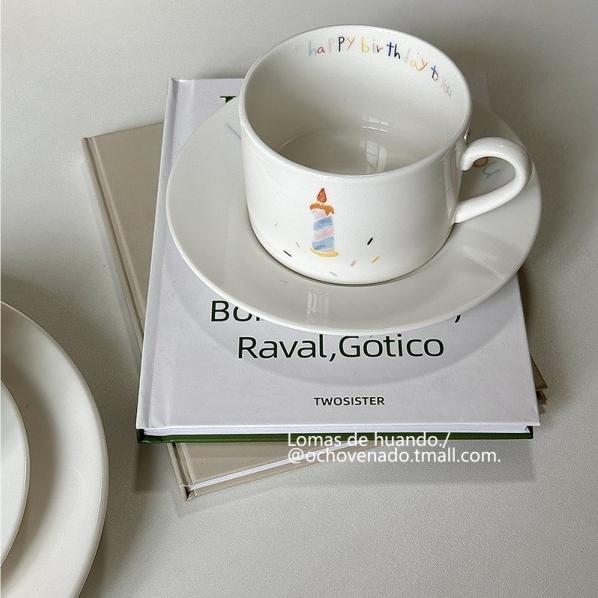 生日餐盤組 生日禮物 韓風餐盤 伴手禮 咖啡碟 餐盤組 禮物 PT001-細節圖2