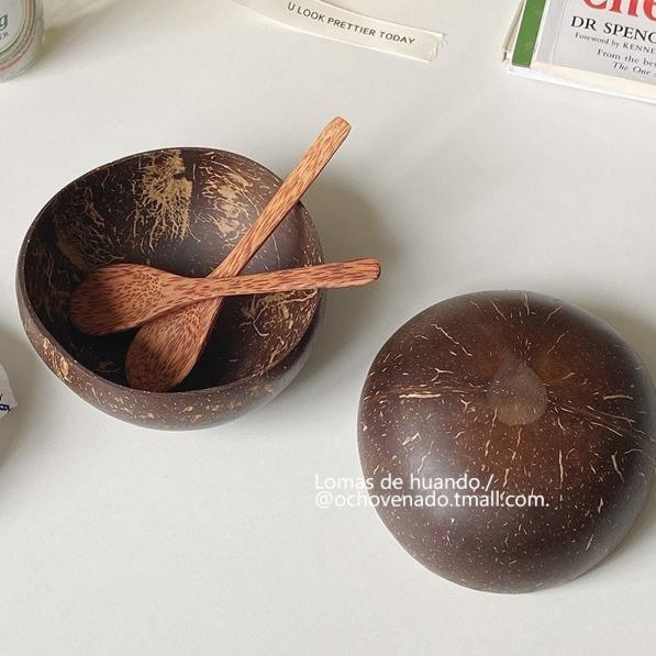 椰木碗 沙拉碗 甜品碗 甜點碗 優格碗 水果碗 木碗 BW002-細節圖5