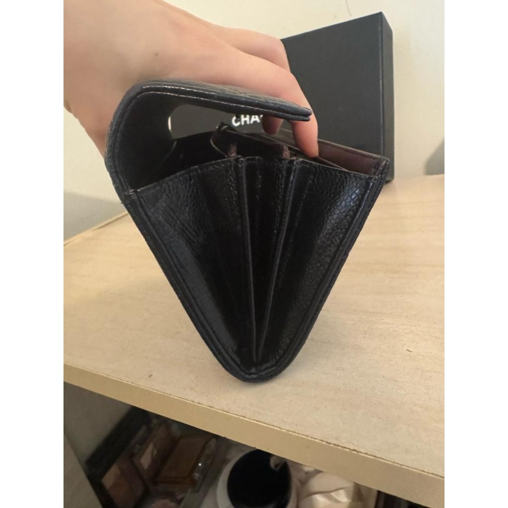 二手 Chanel 荔枝紋 長夾盒子 購買證明 保卡（誠可議）-細節圖5