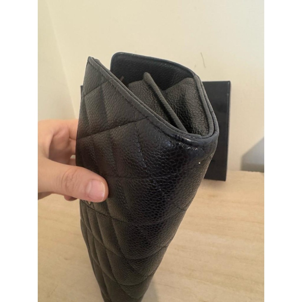 二手 Chanel 荔枝紋 長夾盒子 購買證明 保卡（誠可議）-細節圖7