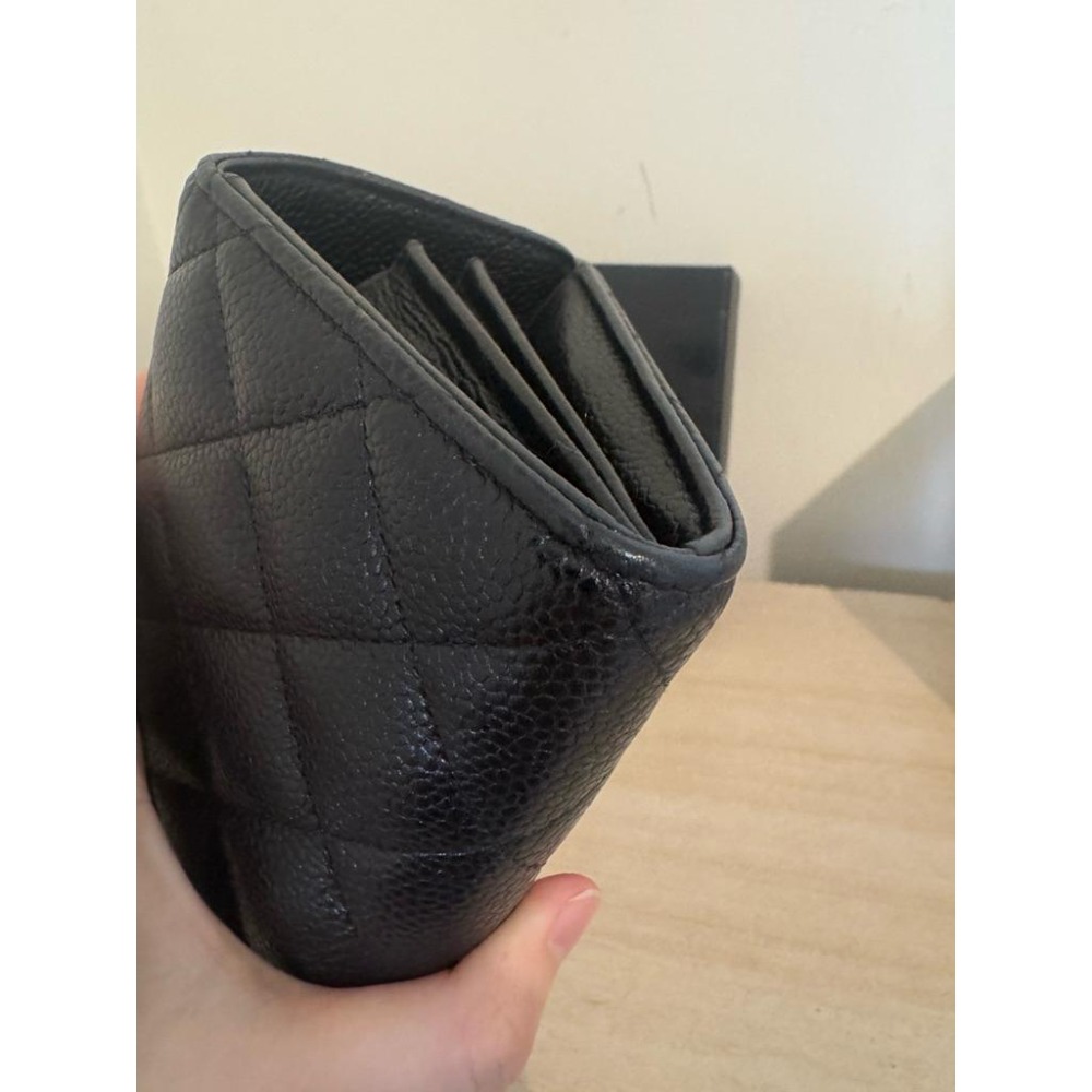 二手 Chanel 荔枝紋 長夾盒子 購買證明 保卡（誠可議）-細節圖9