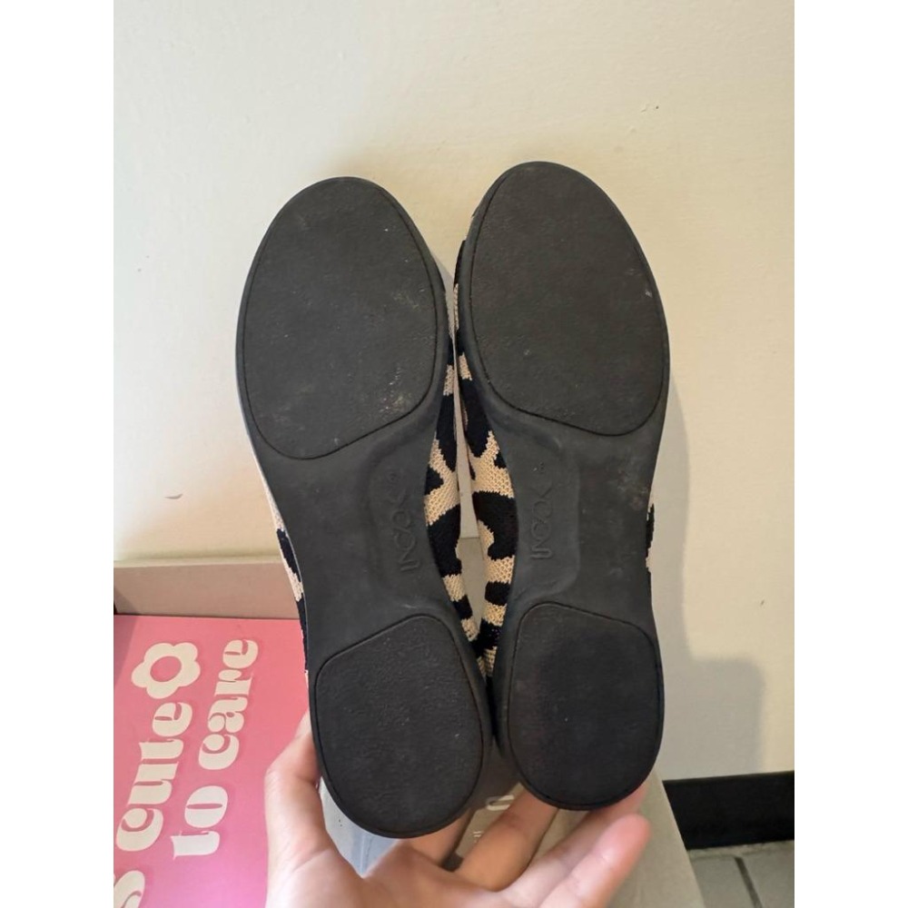 二手 Inooknit 熱帶平底鞋 綠熱帶葉紋  US6-細節圖8