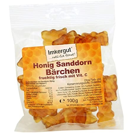 蜂蜜沙棘軟糖 100g