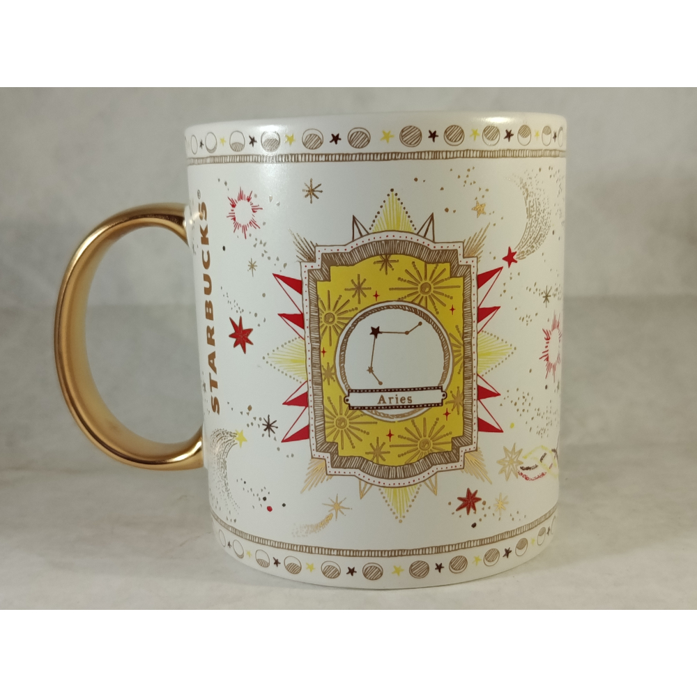 星巴克2023 牡羊 星座 馬克杯 473ml-細節圖2