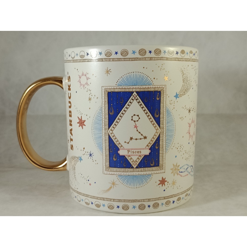 星巴克2023 雙魚 星座 馬克杯 473ml-細節圖2