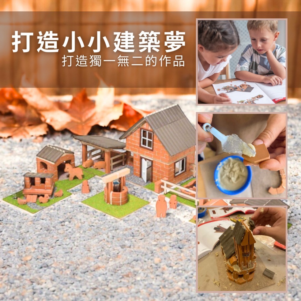 【德國teifoc】DIY益智磚塊建築玩具 3合1動物農場 DIY手作 建築模型 兒童玩具-細節圖4
