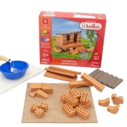 【德國teifoc】DIY益智磚塊建築玩具  農場/景觀系列 DIY手作 建築模型 兒童玩具-細節圖3