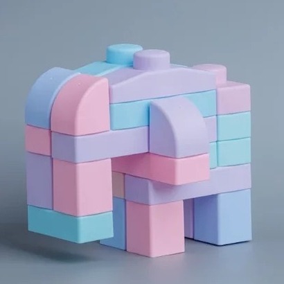 【MOOMU】動物/恐龍造型 香草軟積木  (多款可選) 嬰幼兒玩具 益智玩具-細節圖3