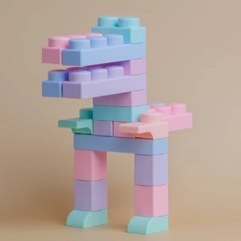 【MOOMU】動物/恐龍造型 香草軟積木  (多款可選) 嬰幼兒玩具 益智玩具-細節圖5