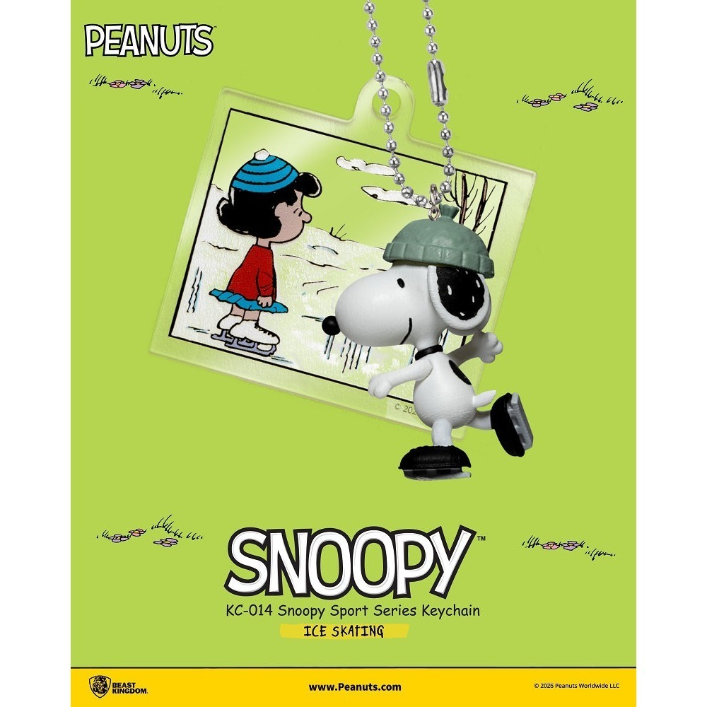 【野獸國】KC-014 史努比運動系列場景吊飾組 盲盒套組 (6入)-細節圖8