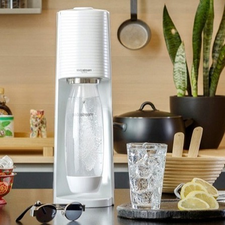 【恆隆行】Sodastream TERRA氣泡水機(藍/白) 快扣鋼瓶機型 免插電 氣泡量隨心所欲-細節圖3