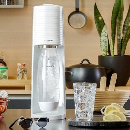 【恆隆行】Sodastream TERRA氣泡水機(藍/白) 快扣鋼瓶機型 免插電 氣泡量隨心所欲-細節圖3