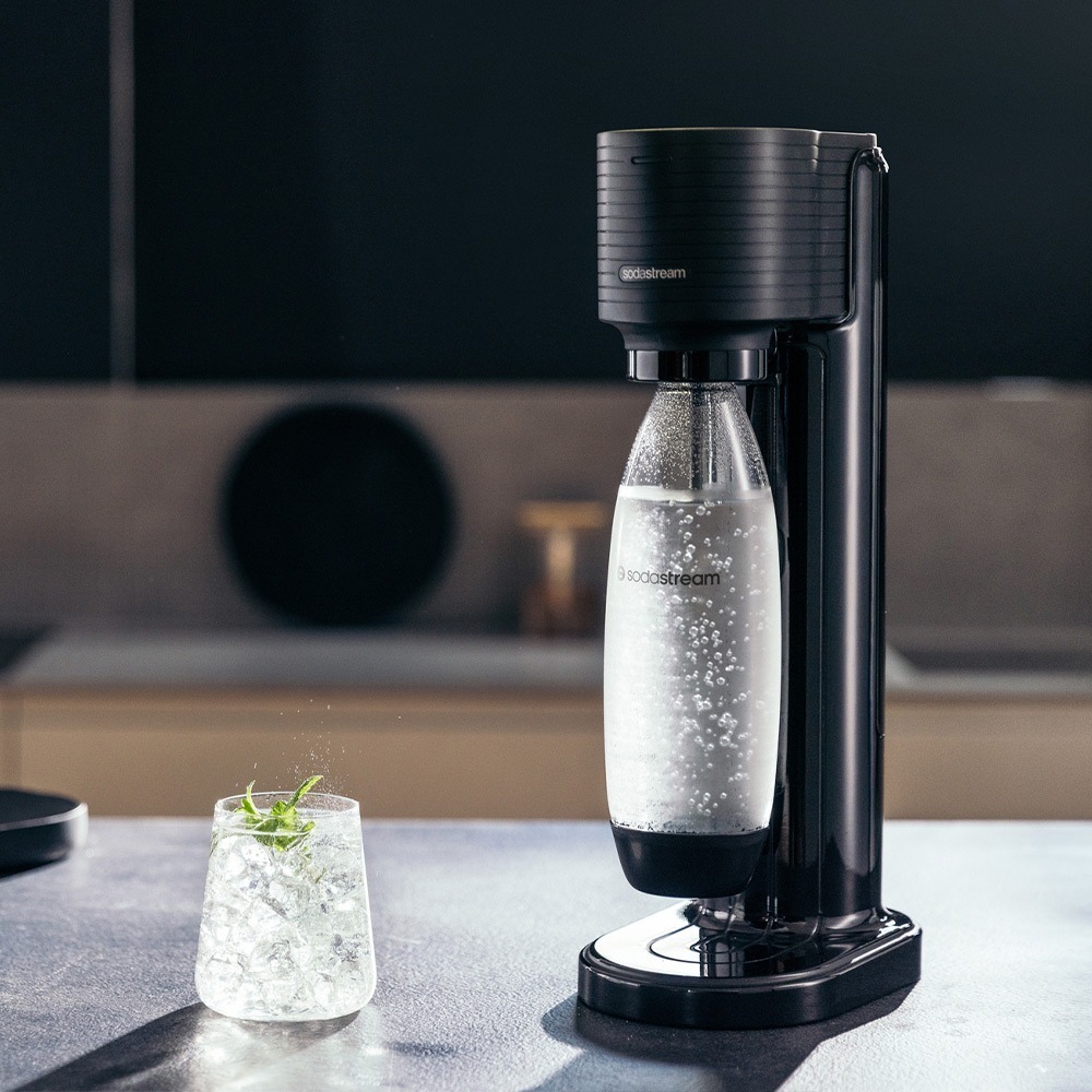 【恆隆行】Sodastream GAIA快扣氣泡水機 (白/黑) 快扣鋼瓶機型 免插電 更省空間-細節圖2