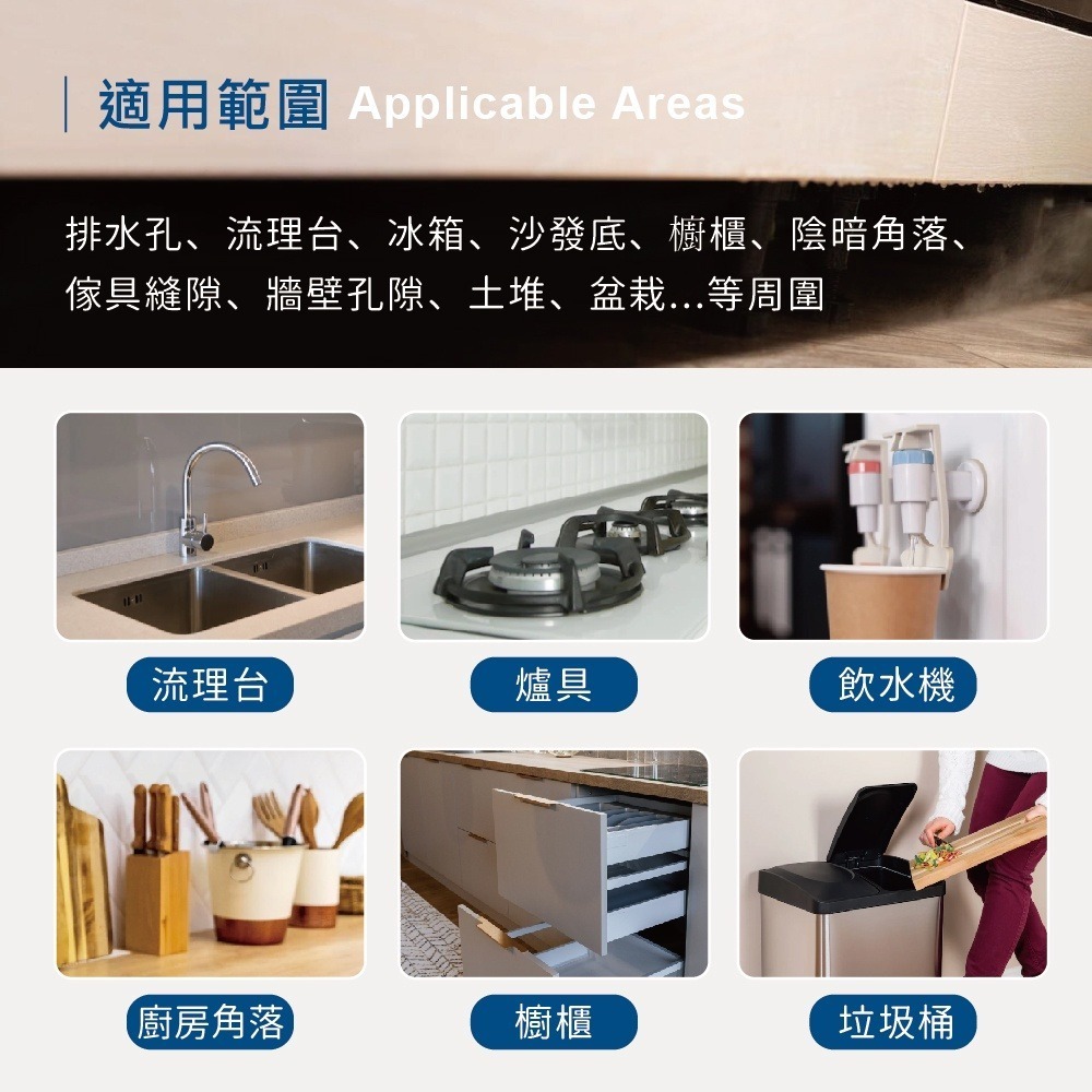 【好環境】加強型環境/廚房清潔劑 (瓶裝1000ml/ 噴霧瓶250ml) |抑制螞蟻 蟑螂 官方正貨|頂甲購物-細節圖4