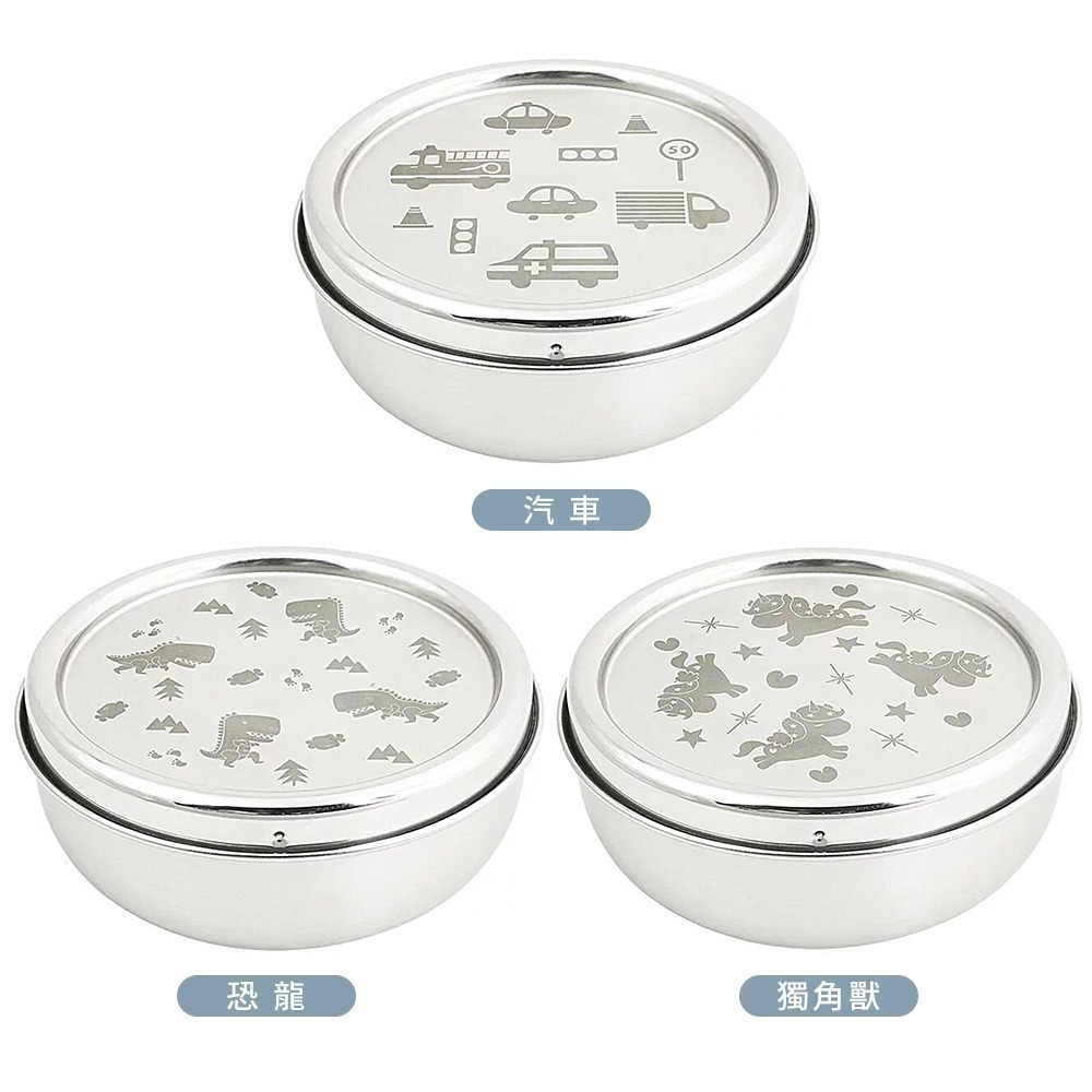 【KOM】台灣製兒童用 全不鏽鋼隔熱碗(內贈湯匙X1) ❘ 耐摔耐髒耐用 兒童餐具 不鏽鋼 環保碗 幼兒餐具 不燙手-規格圖9