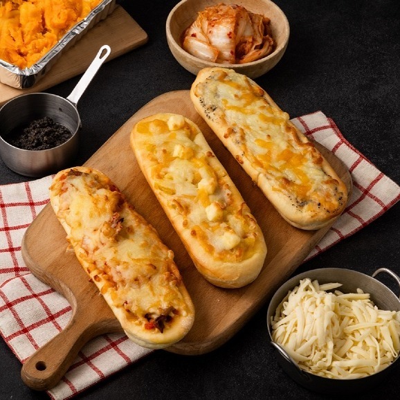 【胡同】潛艇披薩（泡菜燒肉/松露起司）259g 2盒(4入)-細節圖2