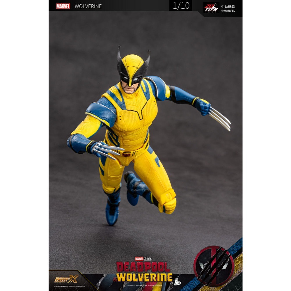 【野獸國】中動 死侍與金鋼狼 金鋼狼 7吋可動人偶-細節圖3