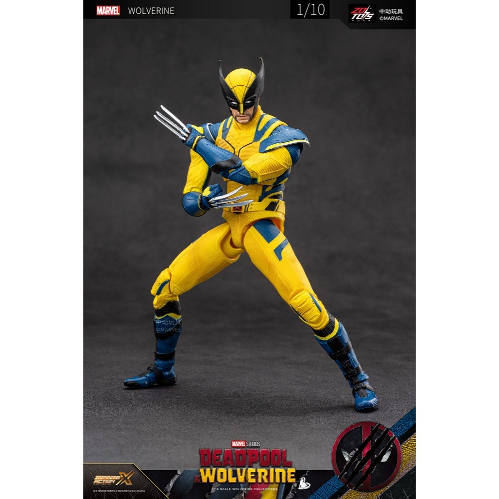 【野獸國】中動 死侍與金鋼狼 金鋼狼 7吋可動人偶-細節圖5