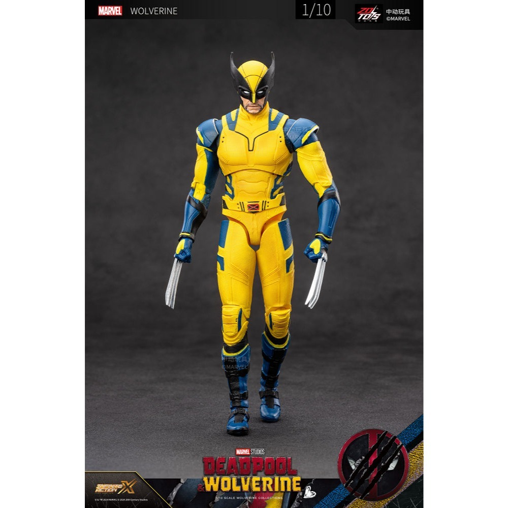 【野獸國】中動 死侍與金鋼狼 金鋼狼 7吋可動人偶-細節圖7