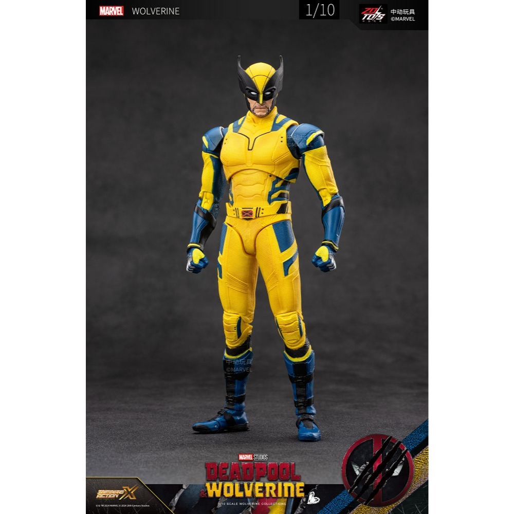 【野獸國】中動 死侍與金鋼狼 金鋼狼 7吋可動人偶-細節圖8