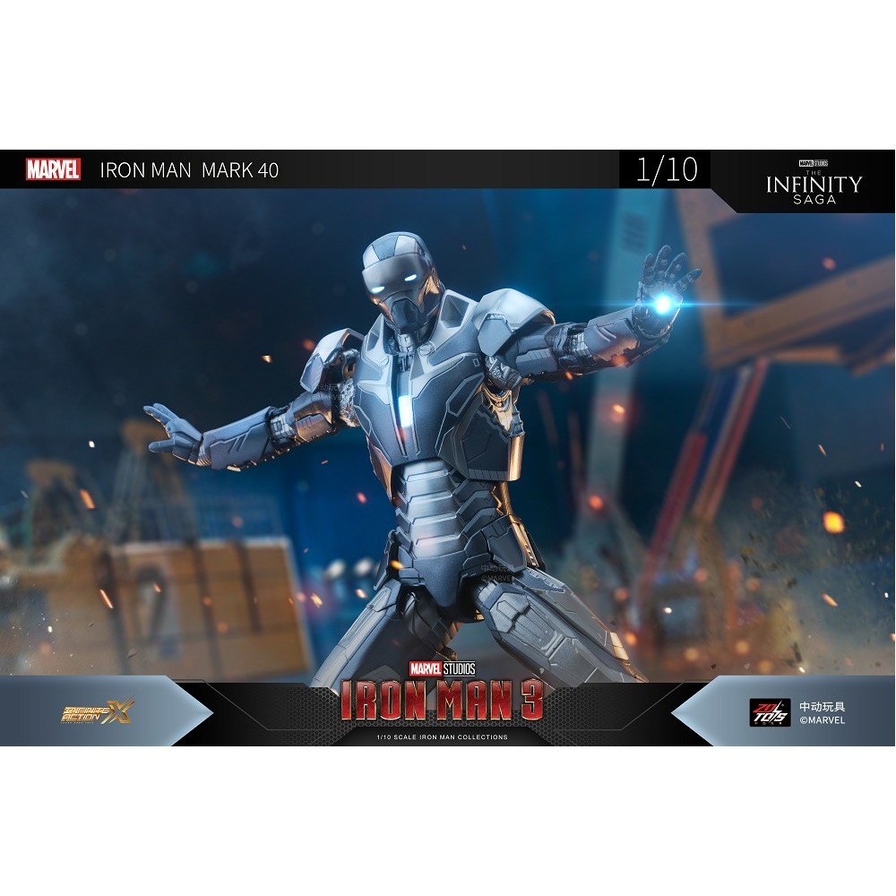 【野獸國】中動 鋼鐵人 Mark 40 獵槍 7吋可動人偶-細節圖10