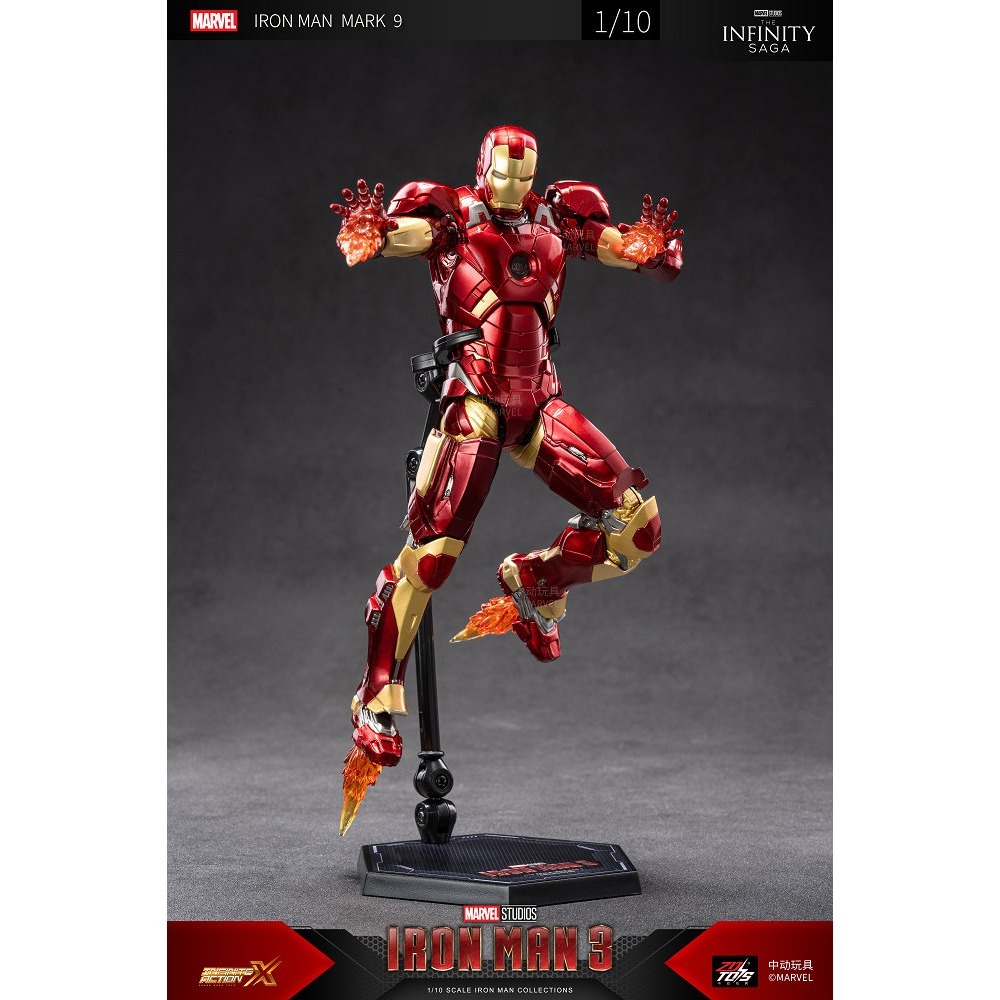 【野獸國】中動 鋼鐵人 Mark 9 7吋可動人偶-細節圖3