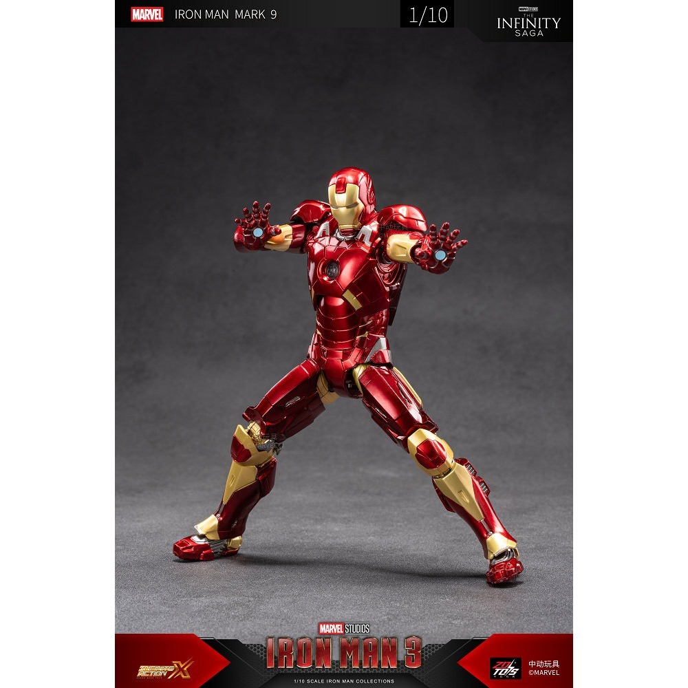 【野獸國】中動 鋼鐵人 Mark 9 7吋可動人偶-細節圖4