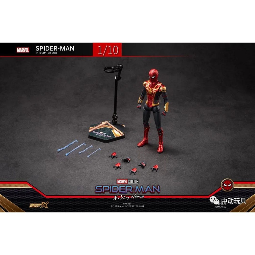 【野獸國】中動 蜘蛛人 融合戰衣款 7吋可動人偶-細節圖3