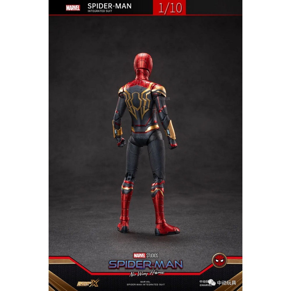 【野獸國】中動 蜘蛛人 融合戰衣款 7吋可動人偶-細節圖6