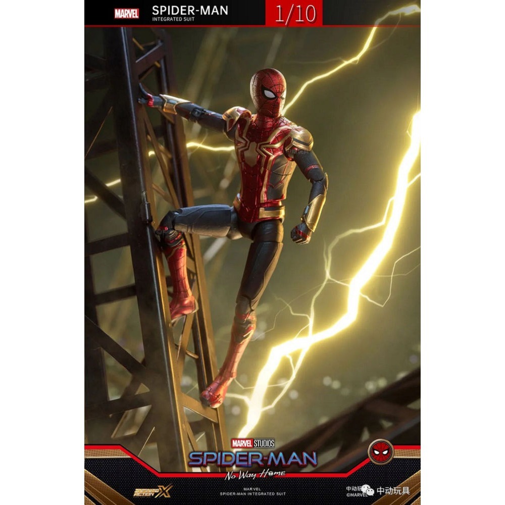 【野獸國】中動 蜘蛛人 融合戰衣款 7吋可動人偶-細節圖11
