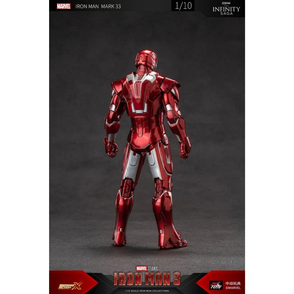 【野獸國】中動 鋼鐵人 Mark 33 百夫長 7吋可動人偶-細節圖4